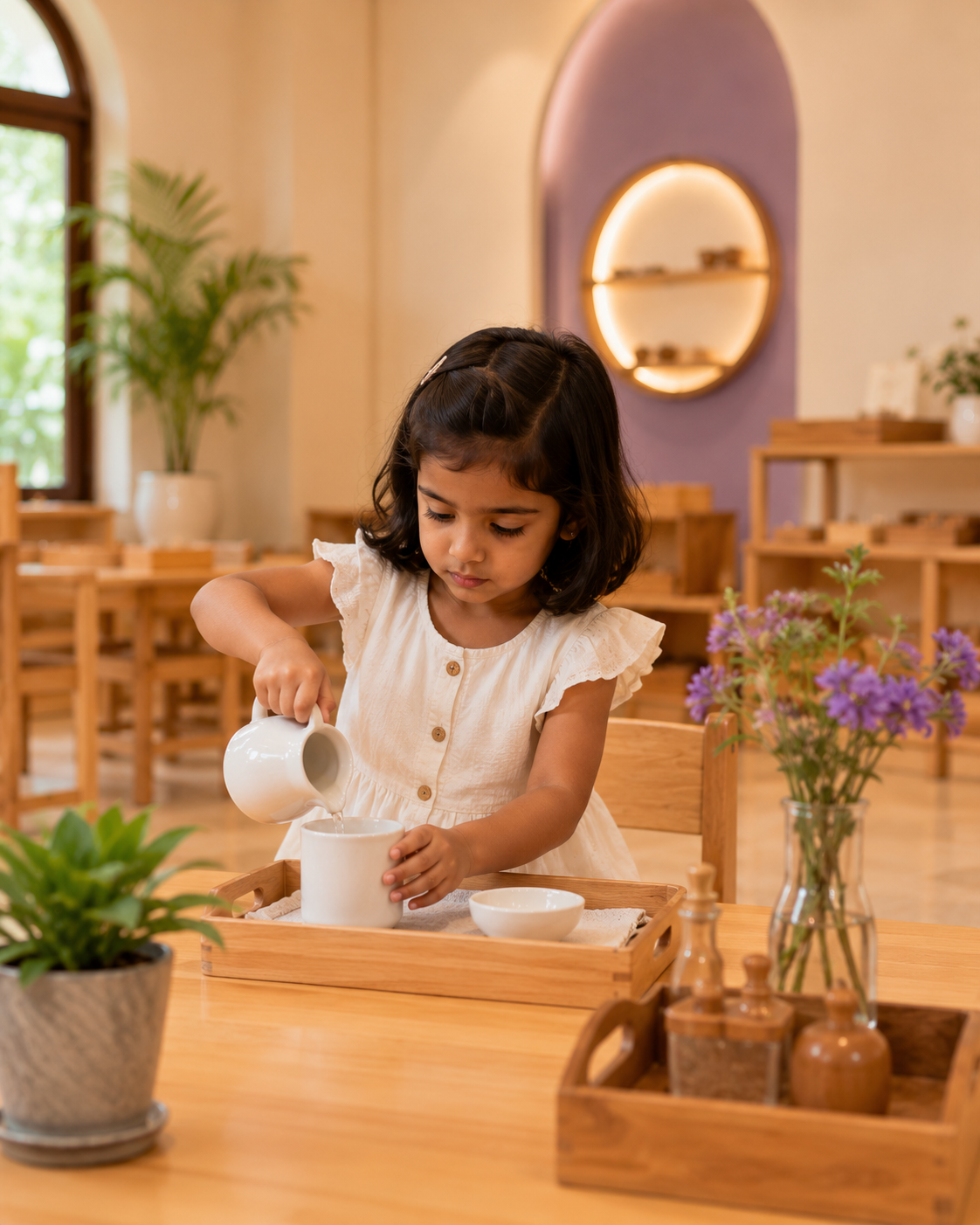Child practical life activity